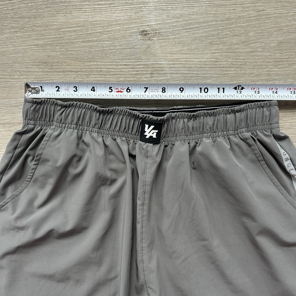 YoungLA Sprint Shorts Mens L Black Gray 4.5" Performance Bodybuilding Lot Of 2 - Picture 9 of 14